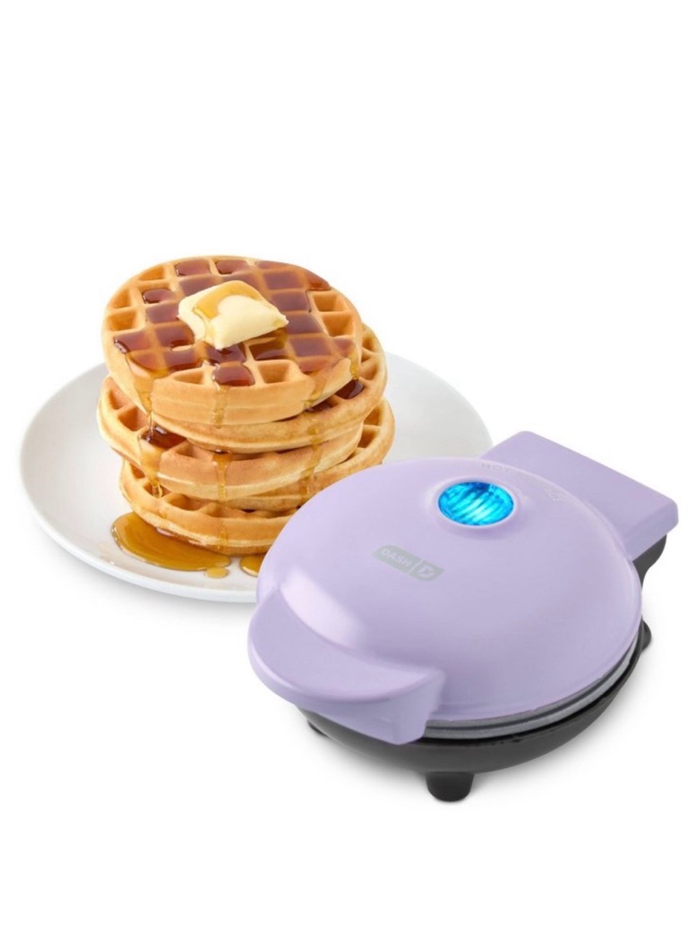 Dash Mini lilac Waffle Maker